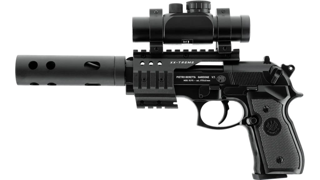 Beretta M92 FS XX-TREME .177 Pellet Air Pistol with Dot Sight (Black)