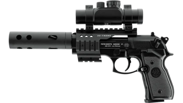 Beretta M92 FS XX-TREME .177 Pellet Air Pistol with Dot Sight (Black)
