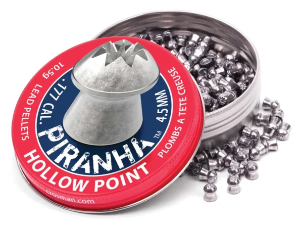 Crosman Piranha .177 Hollow Point Pellets (400)
