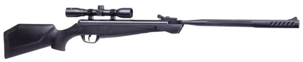 Crosman Shockwave NP .22 Nitro Piston Air Rifle with Scope + Silencer (Black)