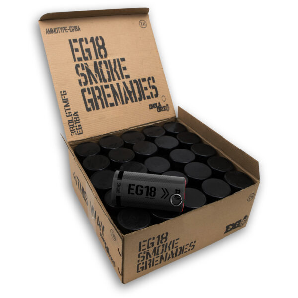 x25 Enola Gaye EG18 Wire Pull® Smoke Grenade (Black)