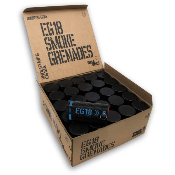 x25 Enola Gaye EG18 Wire Pull® Smoke Grenade (Blue)