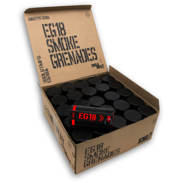 x25 Enola Gaye EG18 Wire Pull® Smoke Grenade (Red)
