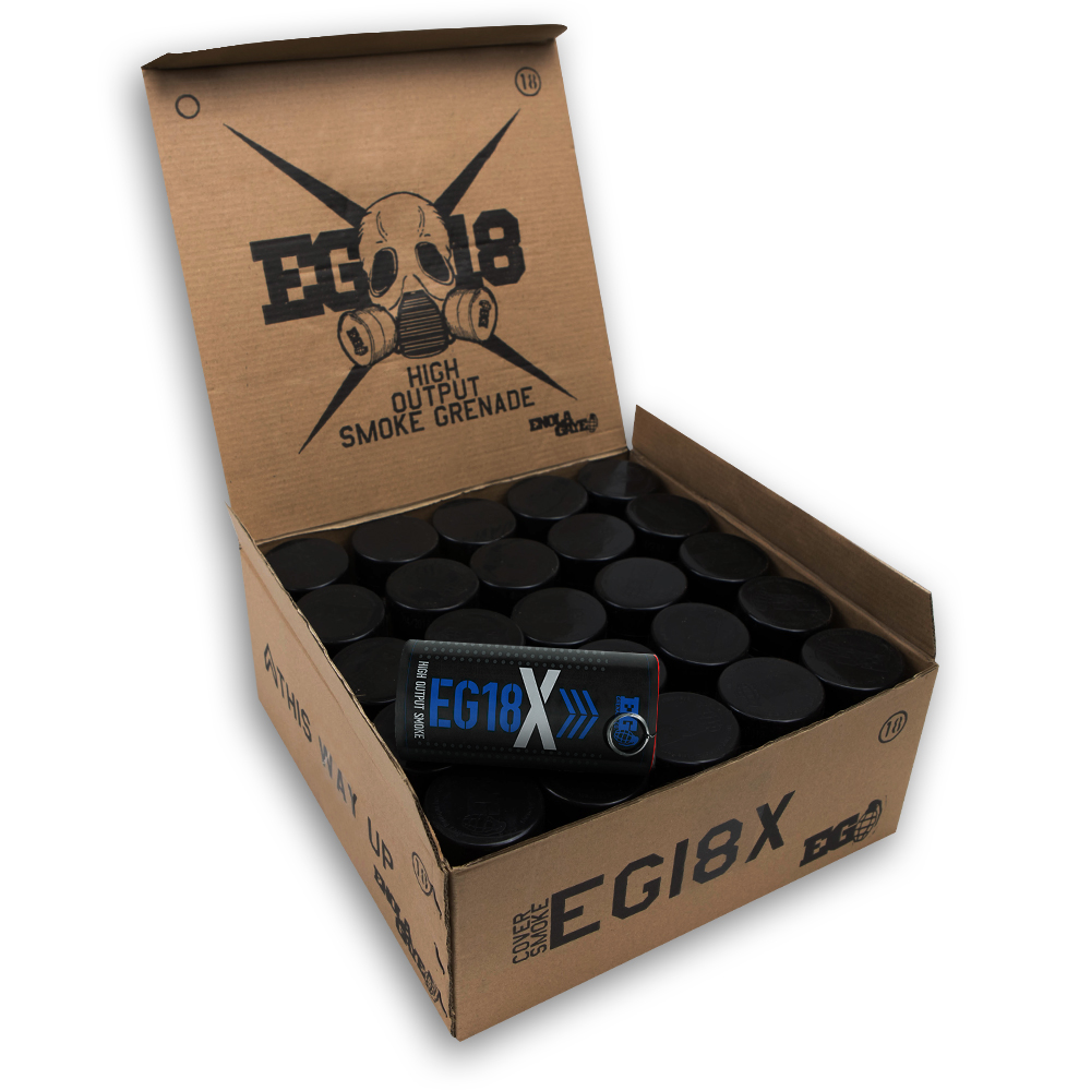 x25 Enola Gaye EG18X Wire Pull® Smoke Grenade (Blue)