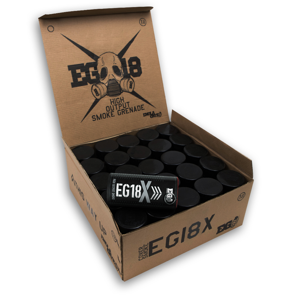 x25 Enola Gaye EG18X Wire Pull® Smoke Grenade (White)