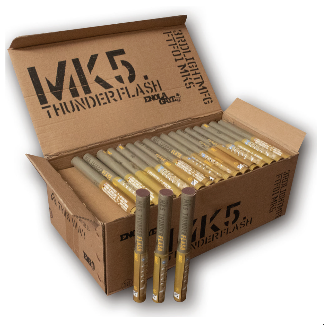 x100 Enola Gaye Mk5 Thunderflash Flash Grenade