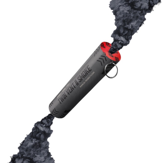 Enola Gaye Twin Vent II Wire Pull® Smoke Grenade (Black)