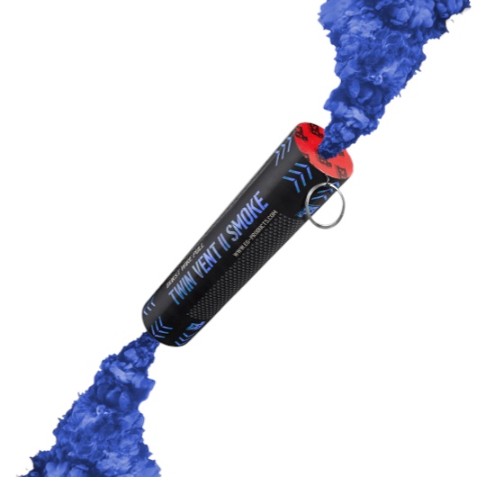 Enola Gaye Twin Vent II Wire Pull® Smoke Grenade (Blue)