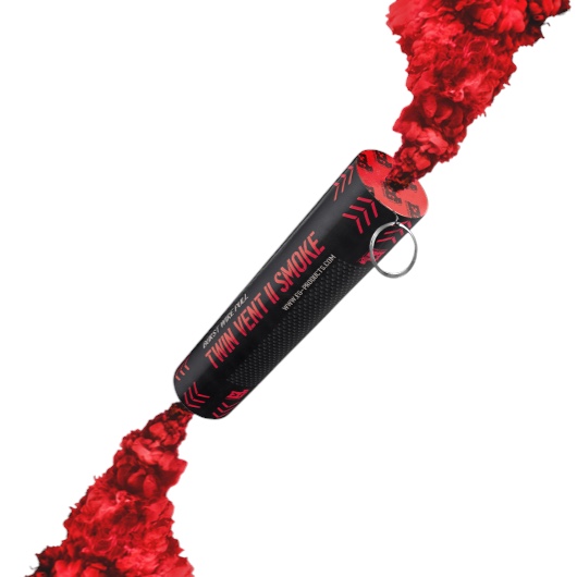 Enola Gaye Twin Vent II Wire Pull® Smoke Grenade (Red)