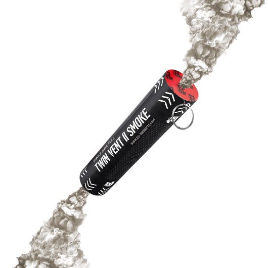Enola Gaye Twin Vent II Wire Pull® Smoke Grenade (White)