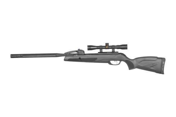 Gamo Maxxim Elite Swarm Tactical Multi-Shot .22 Gas Ram Air Rifle with Scope (Black)