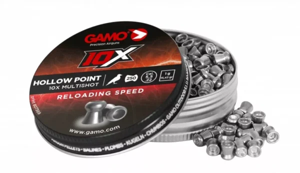Gamo Swarm 10X .22 Hollow Point Pellets (250)