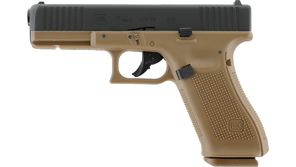 Glock 17 Gen5 4.5mm BB Air Pistol (Coyote)
