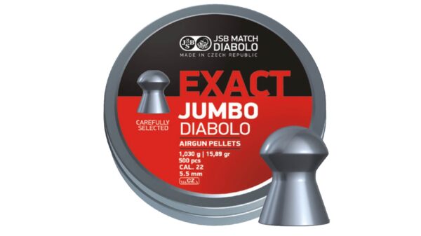 JSB Exact Jumbo Diabolo .22 Domed Pellets (500)