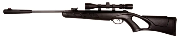Kral Champion .22 Spring Air Rifle with Scope + Silencer (Black)