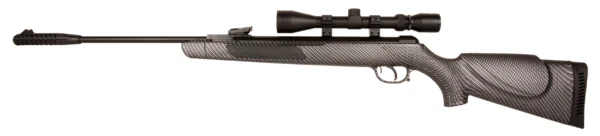 Kral Devil Carbon .22 Spring Air Rifle with Scope (Carbon Effect)