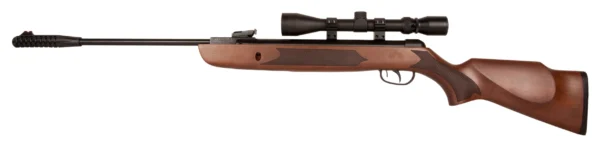 Kral Devil Walnut .22 Spring Air Rifle with Scope (Walnut Wood)