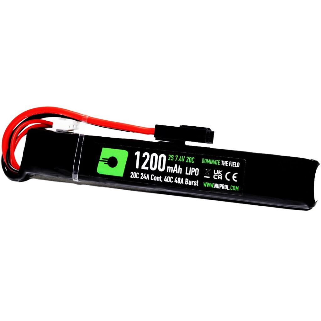 Nuprol 7.4v LiPo 1200mAh 20c Stick Battery (Mini Tamiya)