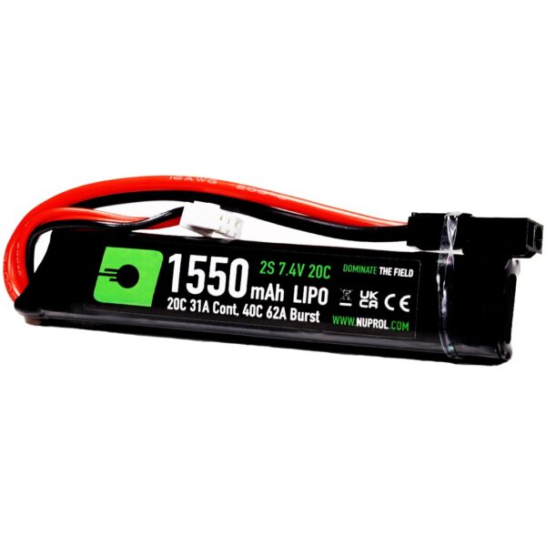 Nuprol 7.4v LiPo 1550mAh 20c Battery (STK Small Tamiya)