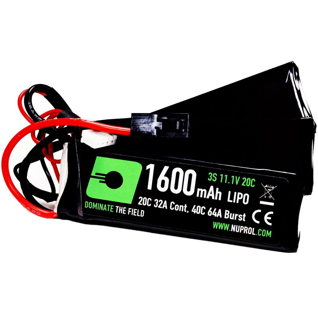 Nuprol 11.1v LiPo 1600mAh 20c Nunchuck Battery (Mini Tamiya)