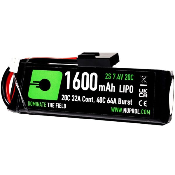 Nuprol 7.4v LiPo 1600mAh 20c Battery (STK Small Tamiya)
