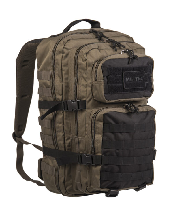 Mil-Tec® U.S. Assault MOLLE Backpack 36L (Ranger Green/Black)