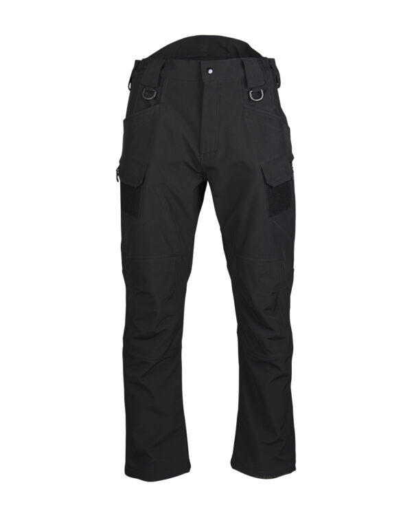 Mil-Tec® Assault Softshell Trousers (Black)