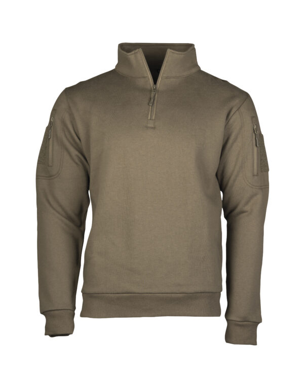 Mil-Tec® Tactical Collared Sweatshirt (Ranger Green)