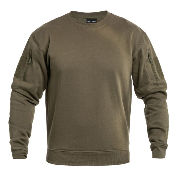 Mil-Tec® Tactical Crew Neck Sweatshirt (Ranger Green)