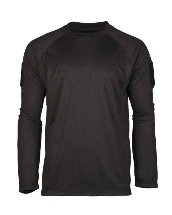Mil-Tec® Tactical Long Sleeve T-Shirt (Black)