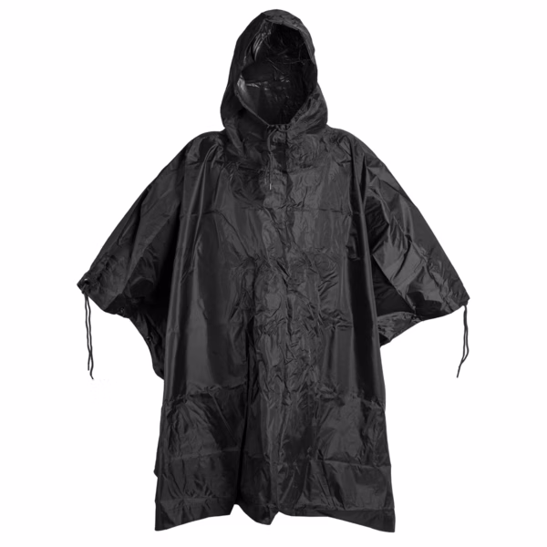Mil-Tec® U.S. Ripstop Poncho (Black)