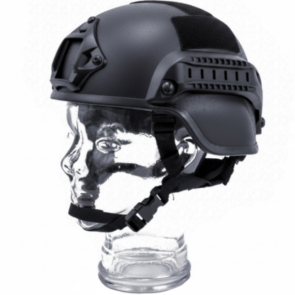 NEO Essentials MICH 2000 Railed Helmet (Black)