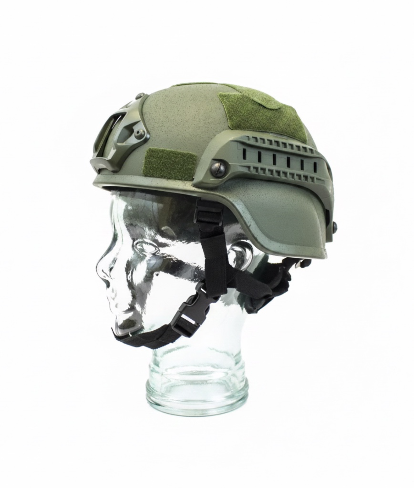NEO Essentials MICH 2000 Railed Helmet (Green)