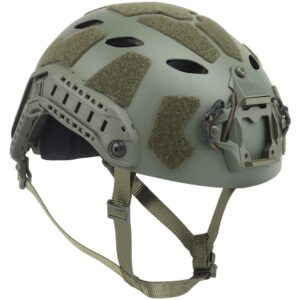 NEO Essentials Fast Railed SF Air Helmet (Green)