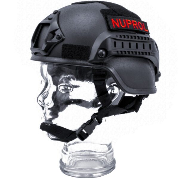 Nuprol MICH 2000 Railed Helmet (Black)