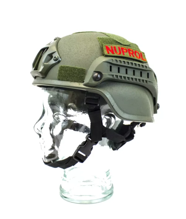 Nuprol MICH 2000 Railed Helmet (Green)