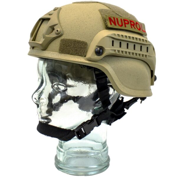 Nuprol MICH 2000 Railed Helmet (Tan)