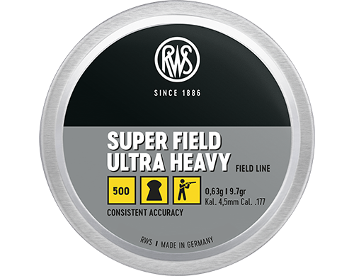 RWS Super Field Ultra Heavy .177 Domed Pellets (500)