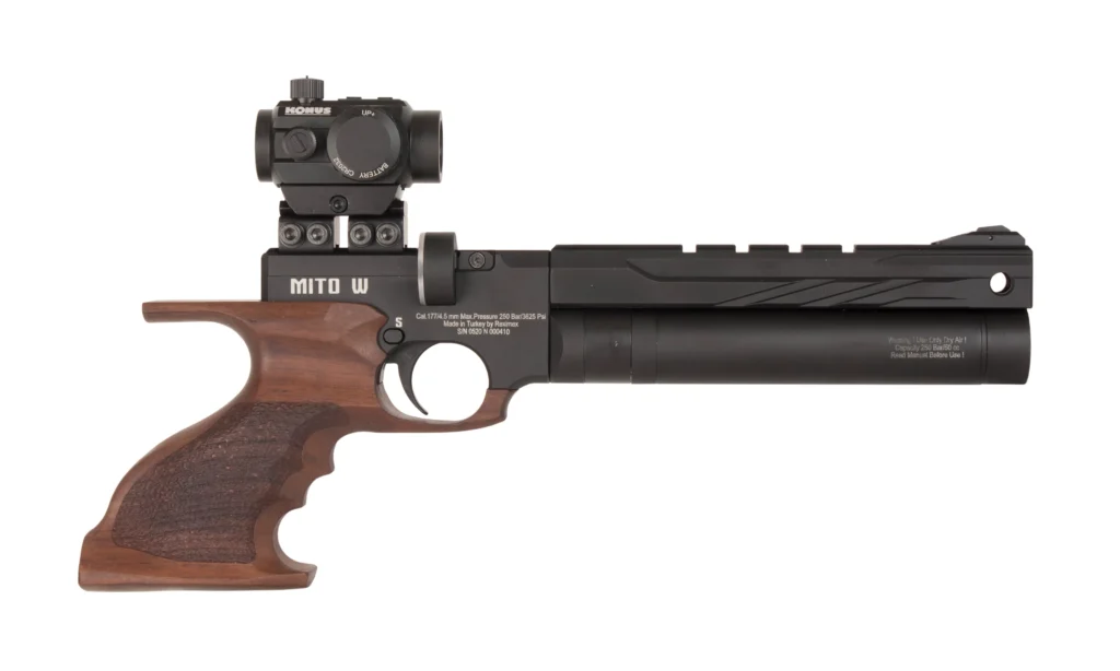 Reximex Mito Walnut .22 Pellet Air Pistol (Wood)