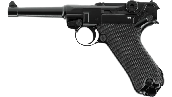 Umarex Legends P08 4.5mm BB Air Pistol - Blowback Version (Black)