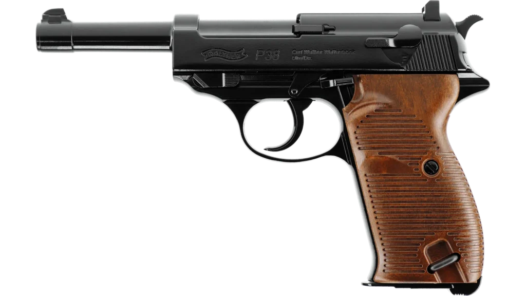 Walther P38 4.5mm BB Air Pistol (Black)