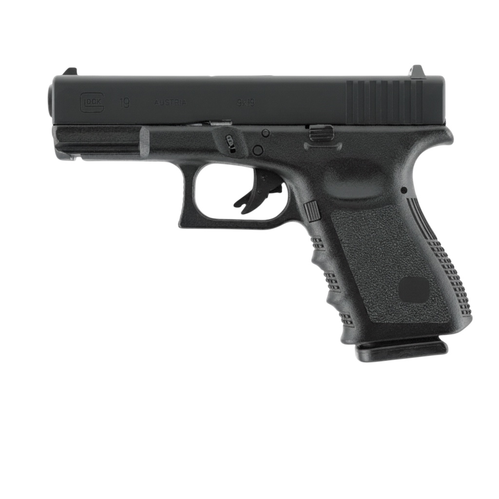 Glock 19 GBB Airsoft Pistol (Black)