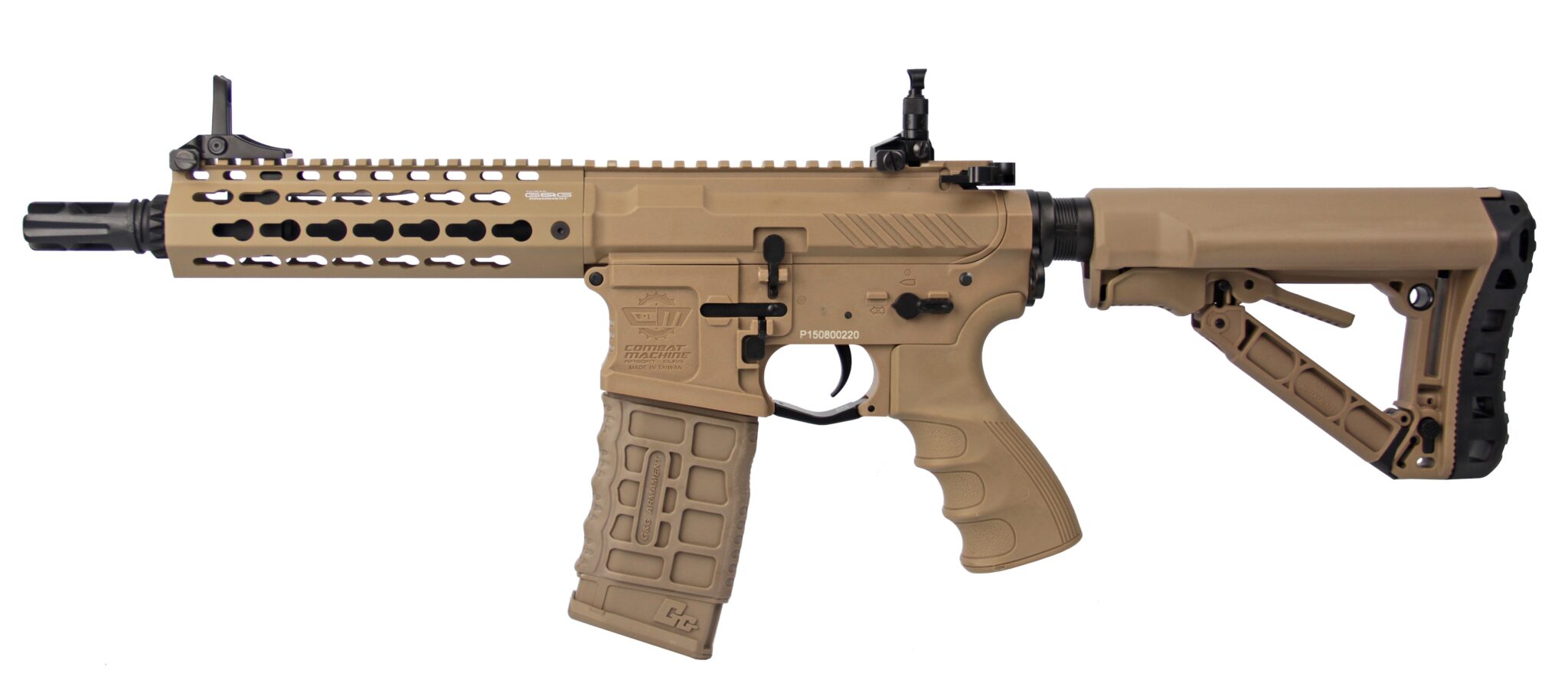 G&G CM16 SRS AEG Airsoft Rifle (Tan) - NEO®