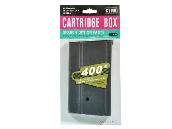 CYMA M14 Metal 6mm BB Magazine 400rd (Black)