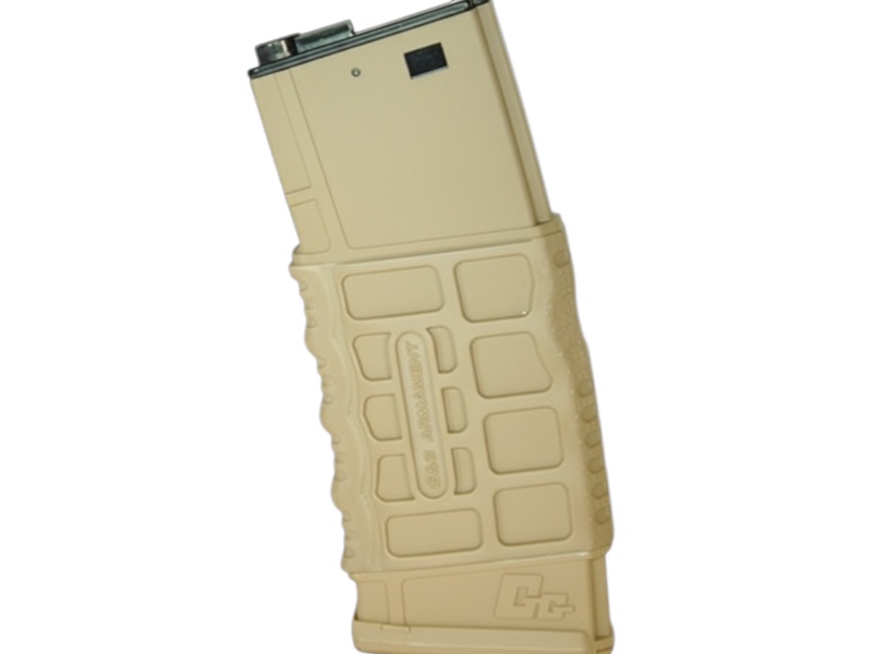 G&G M4/M16 Series 6mm BB Magazine 300rd Tan (Airsoft)