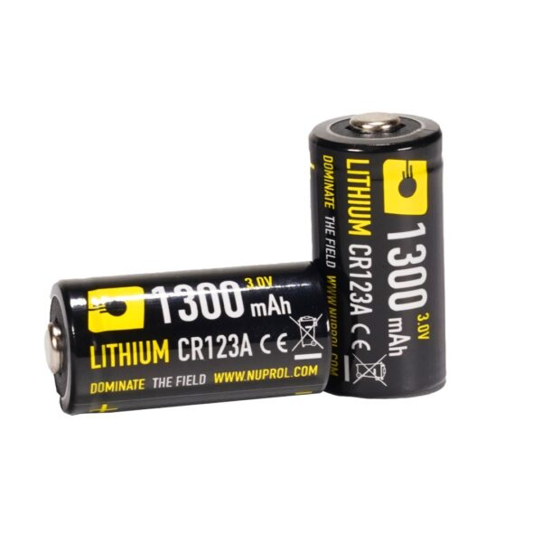 Nuprol Power CR123A 3V Lithium Battery (2 Pack)