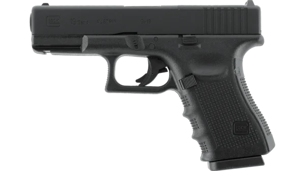 Glock 19 Gen4 MOS 4.5mm BB Air Pistol (Black)