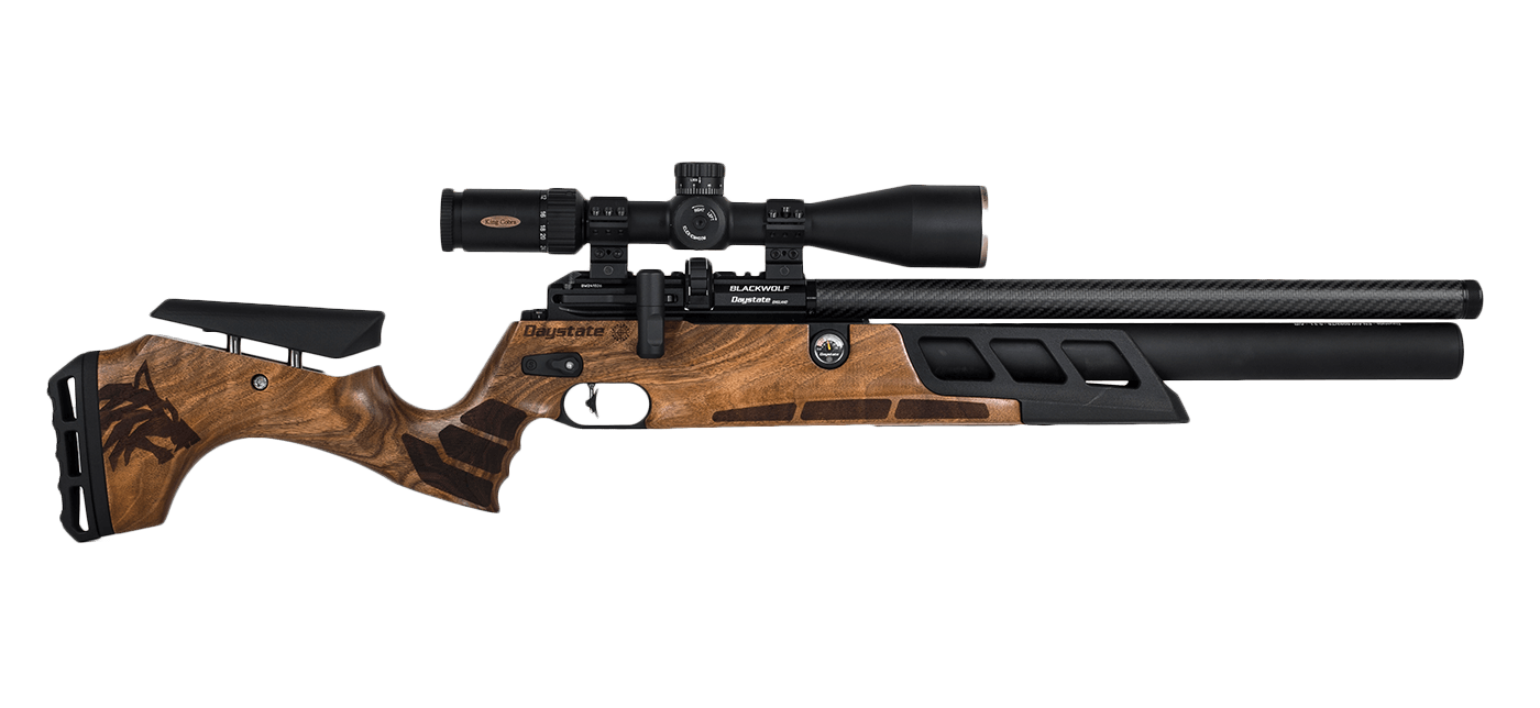 Daystate Black Wolf Cylinder .177 PCP Air Rifle (Walnut)