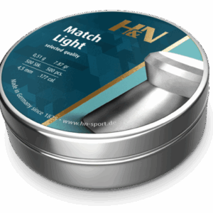 H&N Match Light .177 Flat Pellets (500)