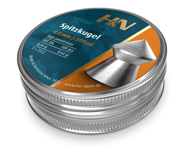 H&N Spitzkugel .177 Point Pellets (500)